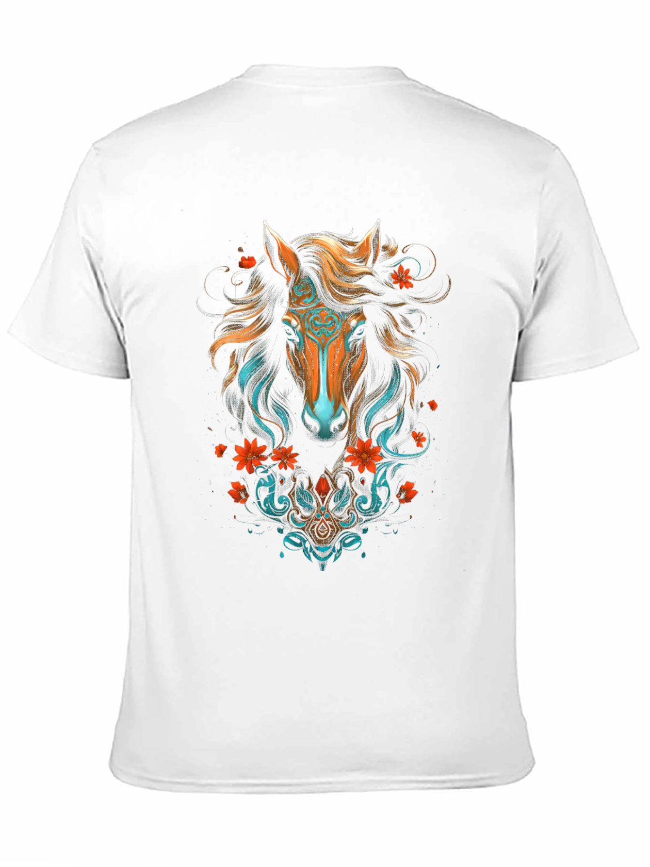 Horse Graphic T-Shirt - Unique Animal Print