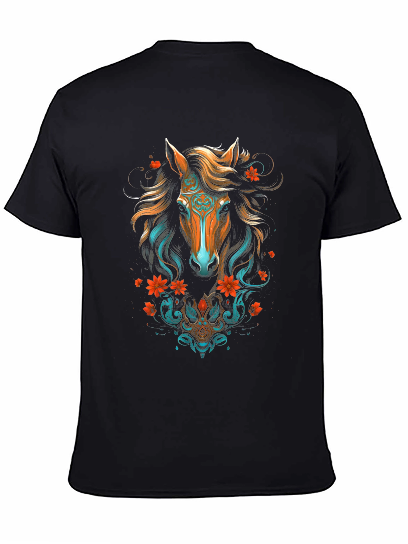 Horse Graphic T-Shirt - Unique Animal Print