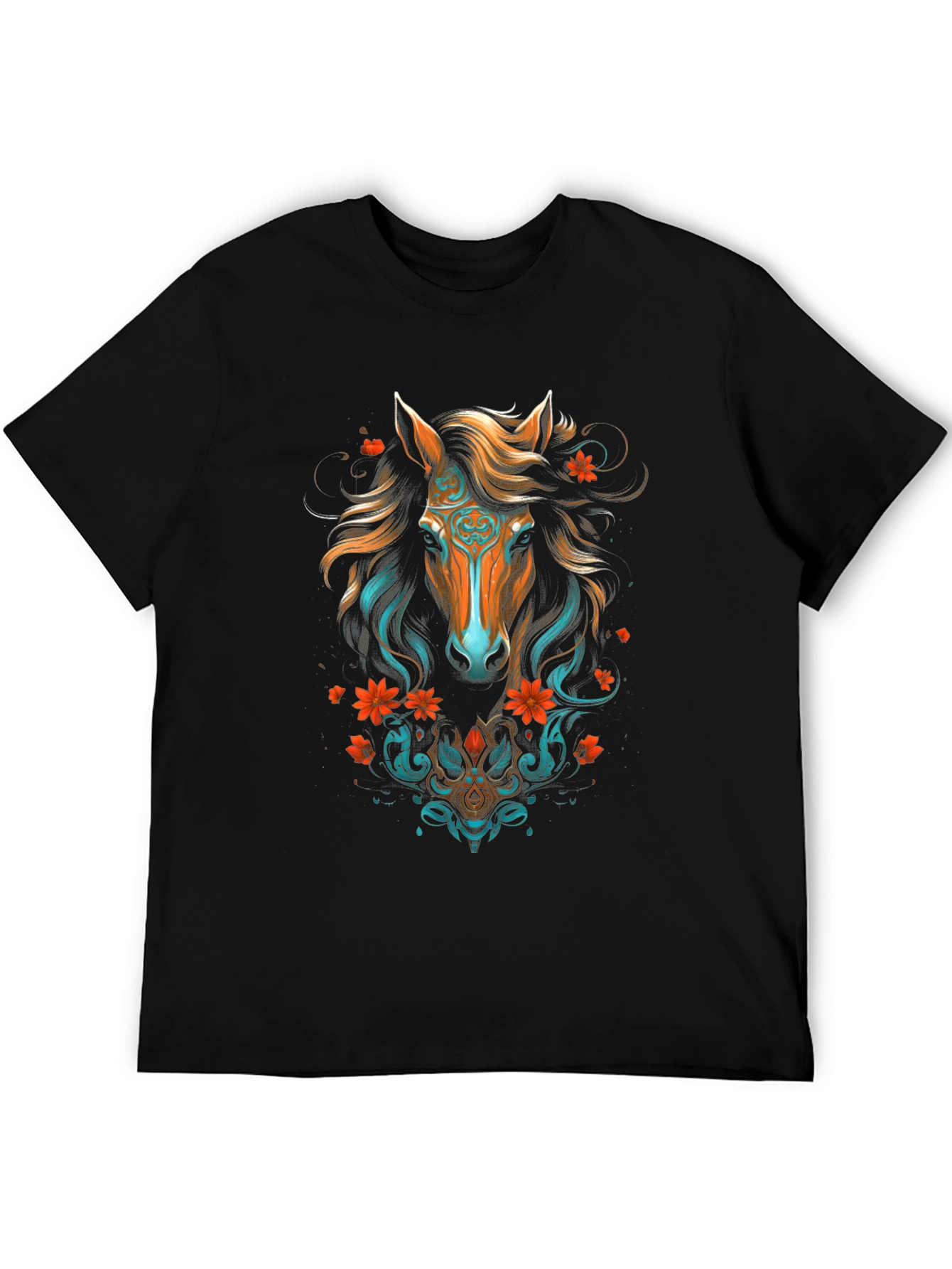 Horse Graphic T-Shirt - Unique Animal Print