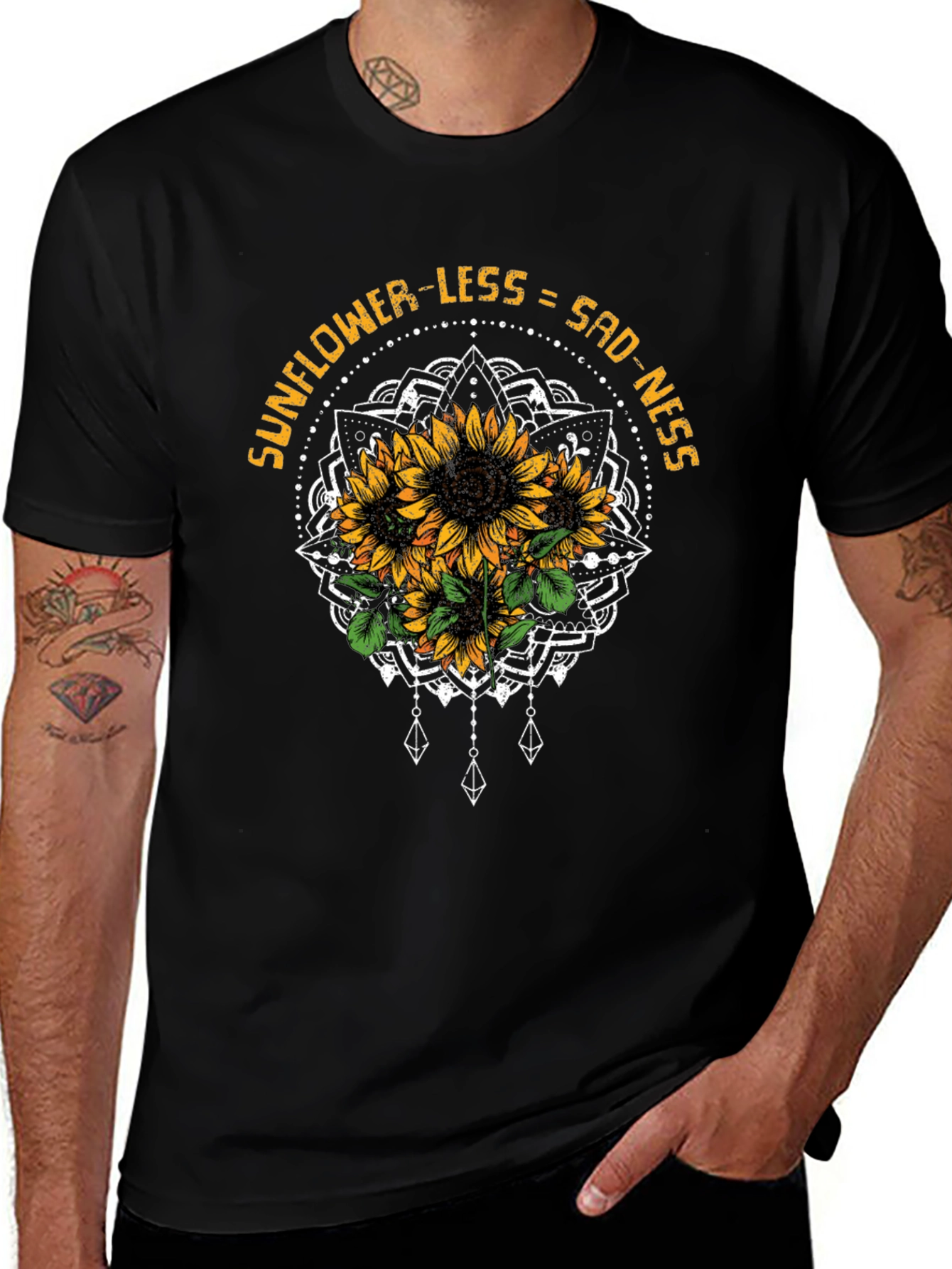 Sunflower Sadness Equation Graphic Tee