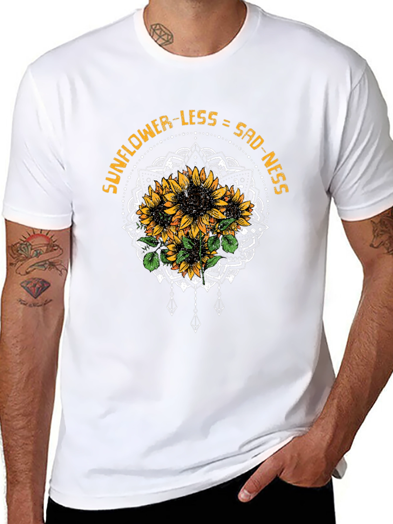 Sunflower Sadness Equation Graphic Tee