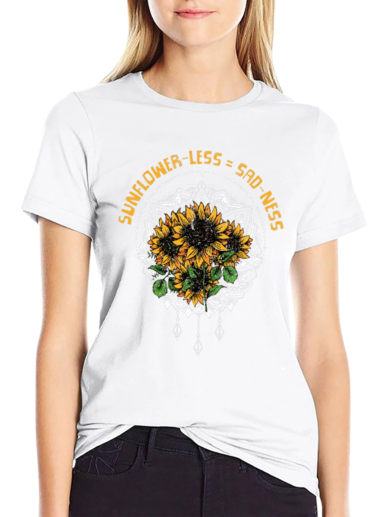 Sunflower Sadness Equation Graphic Tee