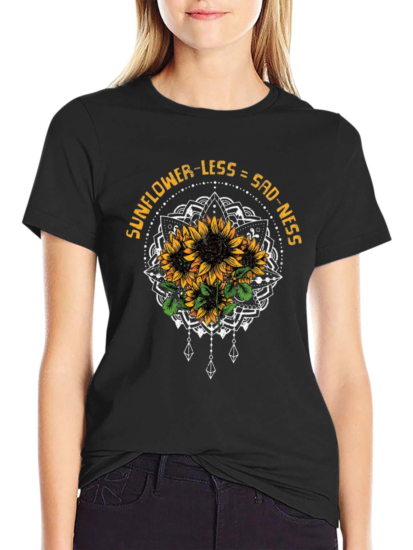 Sunflower Sadness Equation Graphic Tee