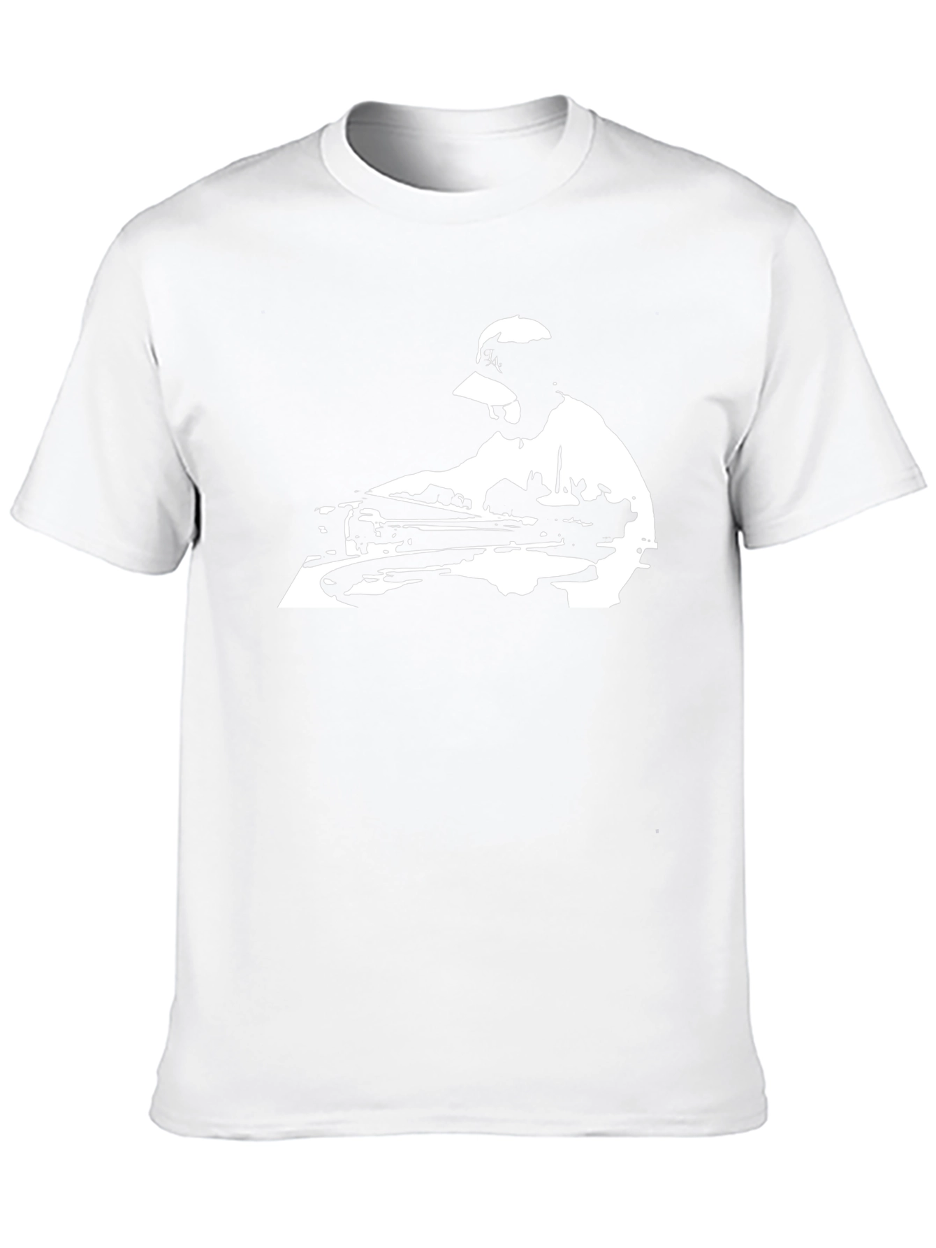 DJ Turntable Graphic Tee - Black Cotton T-Shirt