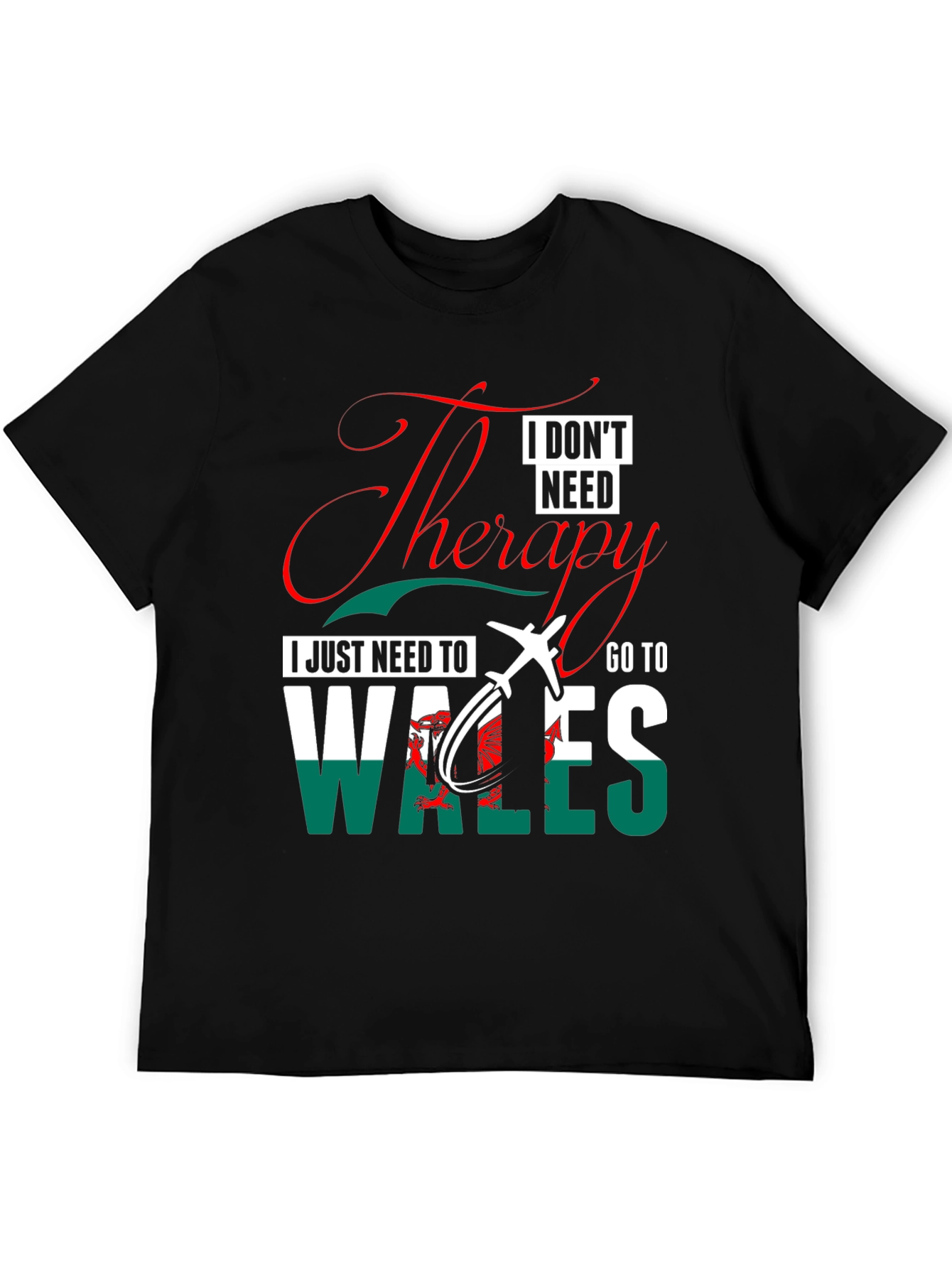 Wales Travel Therapy T-Shirt
