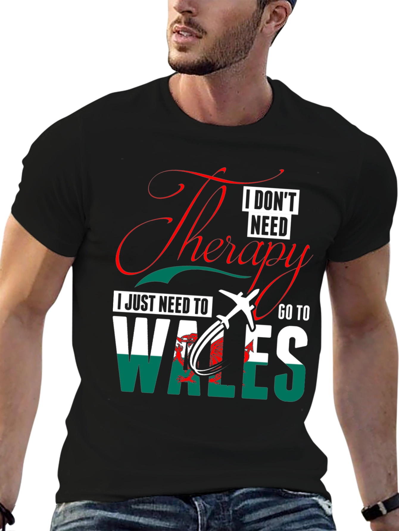 Wales Travel Therapy T-Shirt