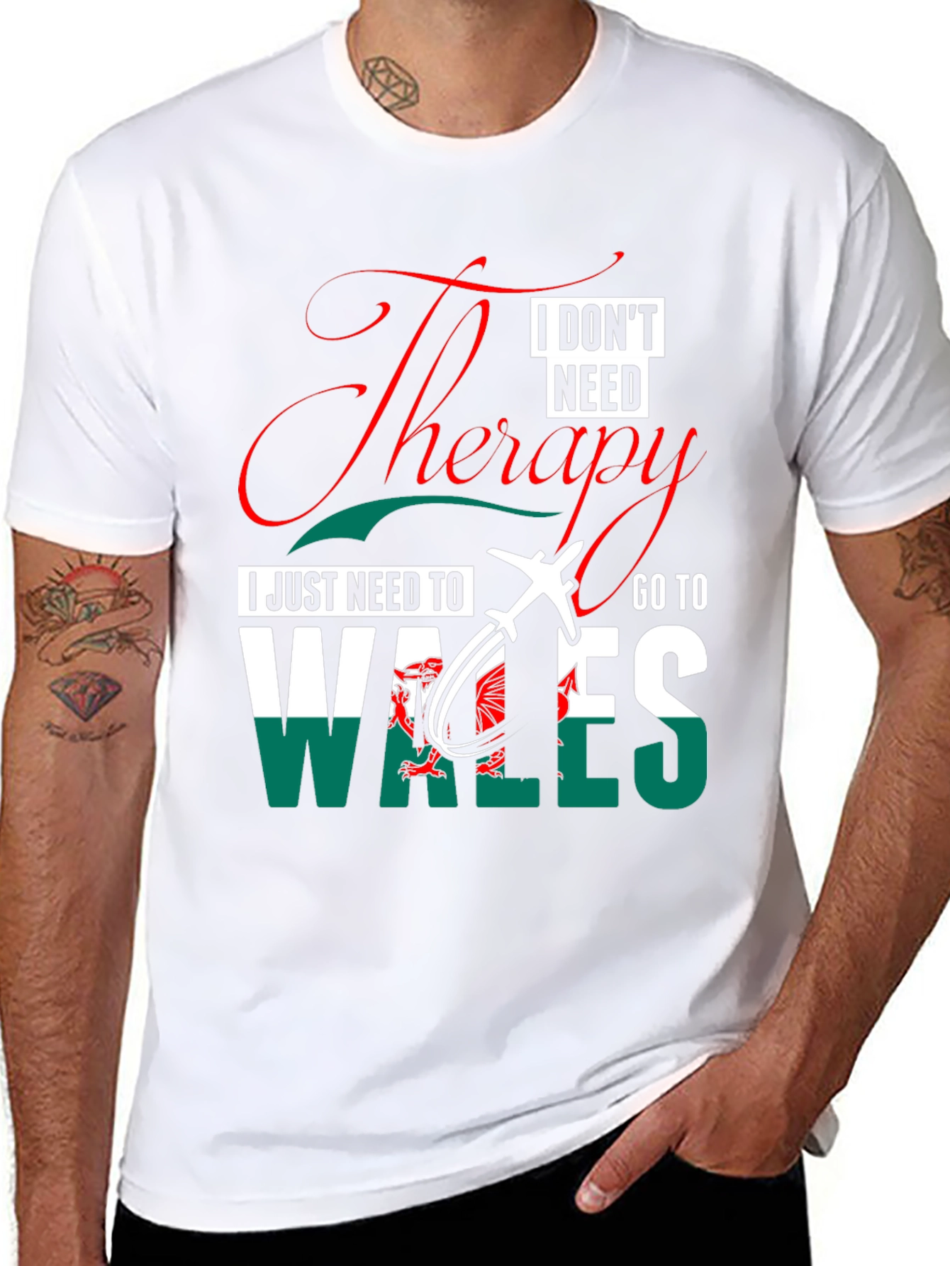Wales Travel Therapy T-Shirt