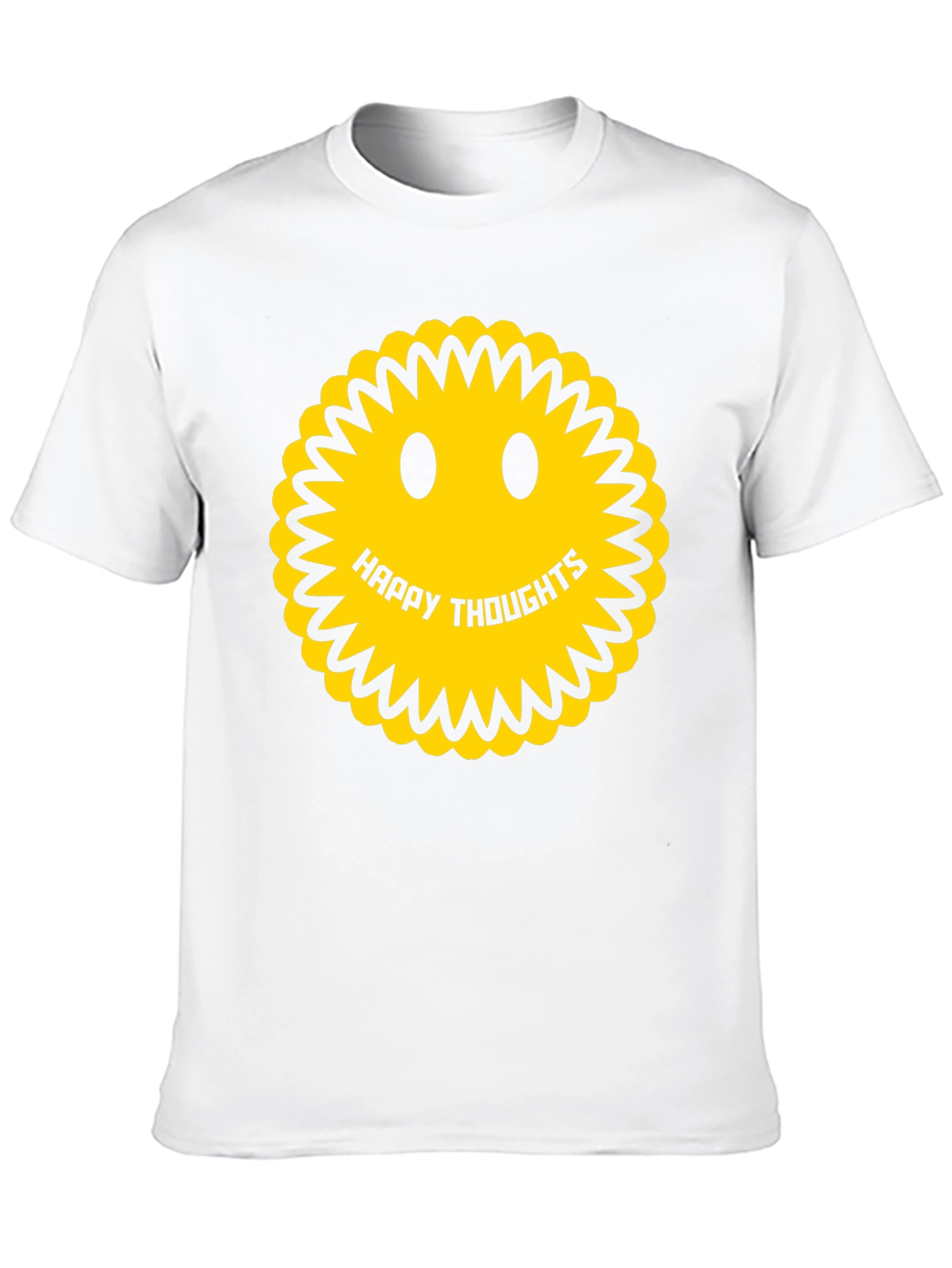 Happy Thoughts Smiley Face Graphic Tee