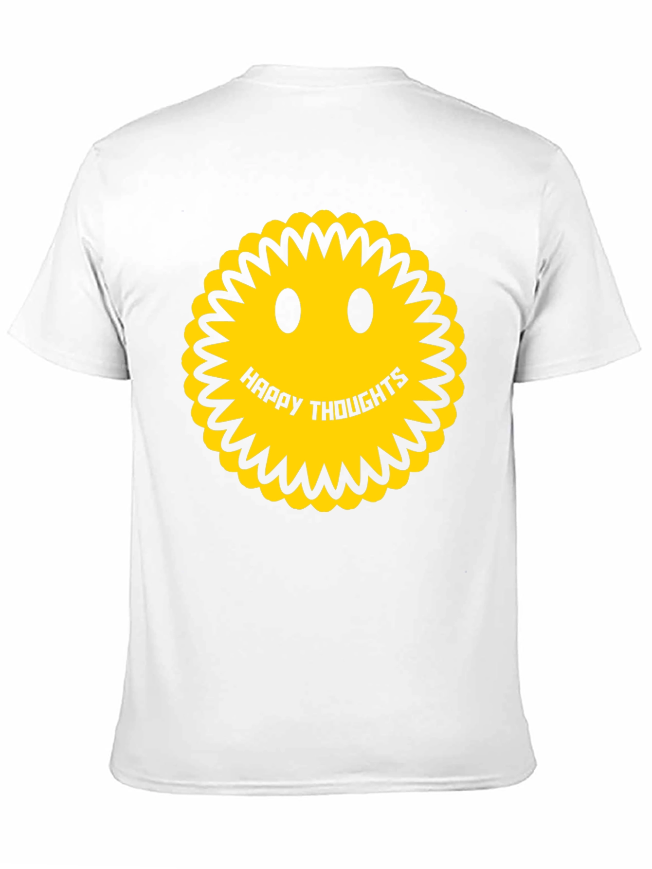 Happy Thoughts Smiley Face Graphic Tee