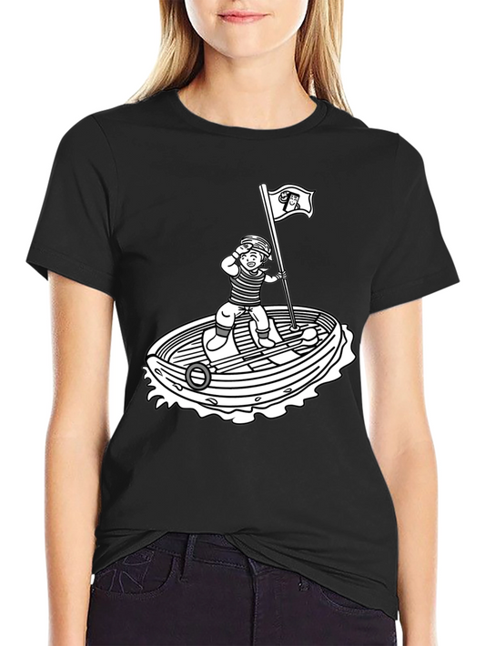 Nautical Cartoon Graphic T-Shirt