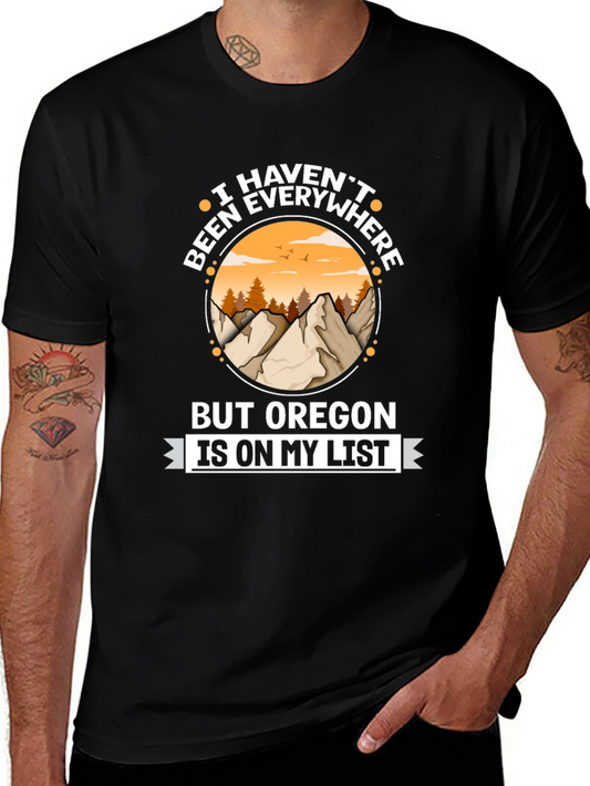 Oregon Bucket List T-Shirt - Travel Adventure Tee