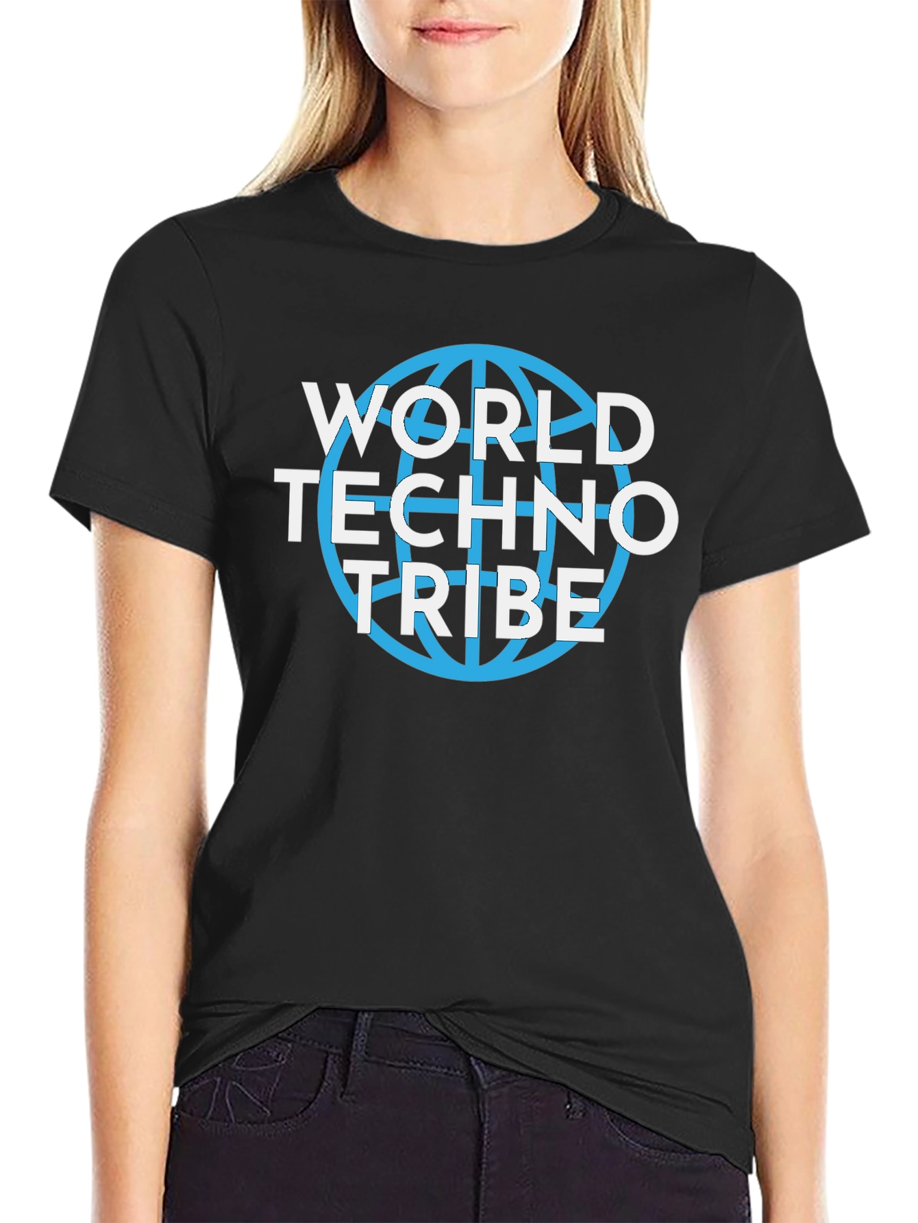 World Techno Tribe Black T-Shirt