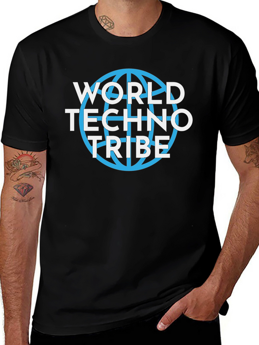 World Techno Tribe Black T-Shirt