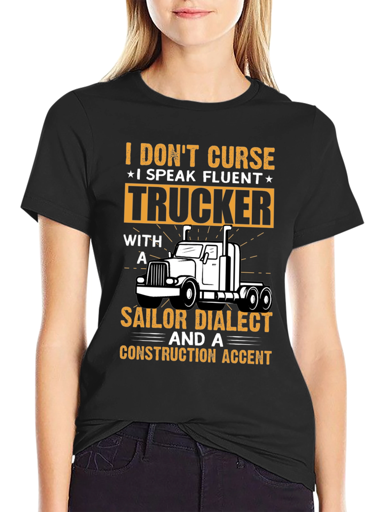 Fluent Trucker Graphic Tee - Funny Driver T-Shirt