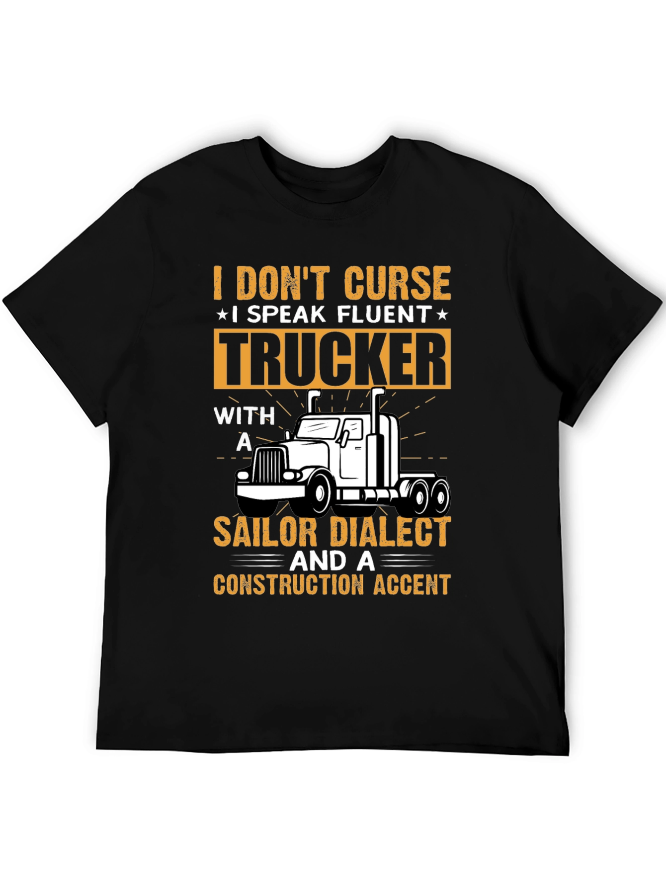 Fluent Trucker Graphic Tee - Funny Driver T-Shirt