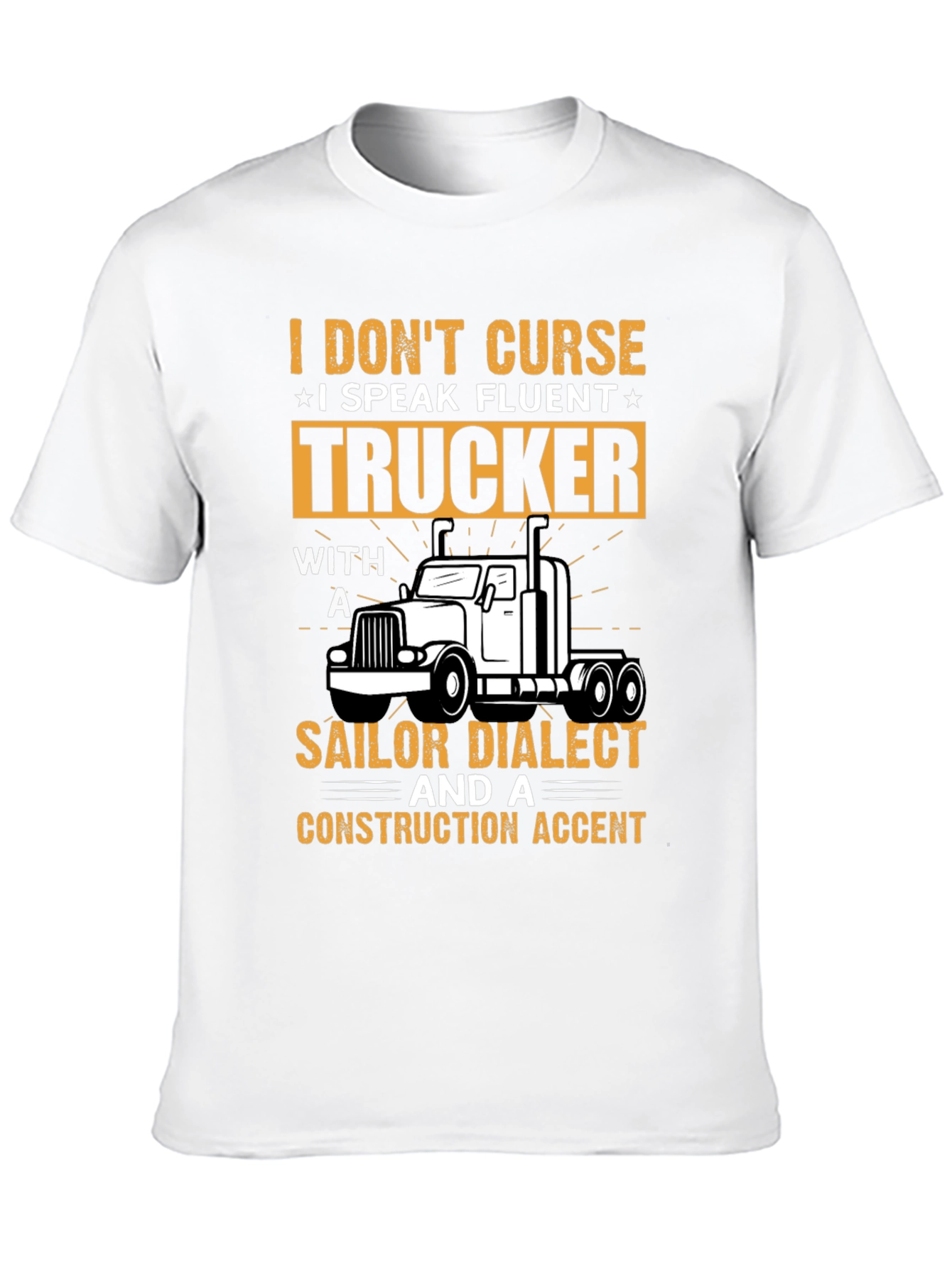 Fluent Trucker Graphic Tee - Funny Driver T-Shirt