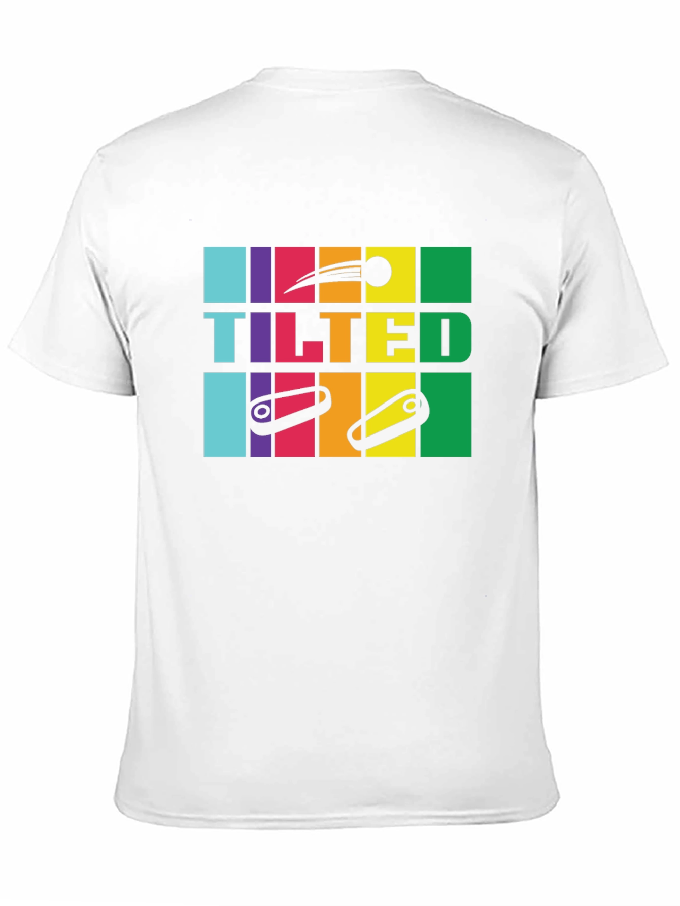 Tilted Pinball Black T-Shirt