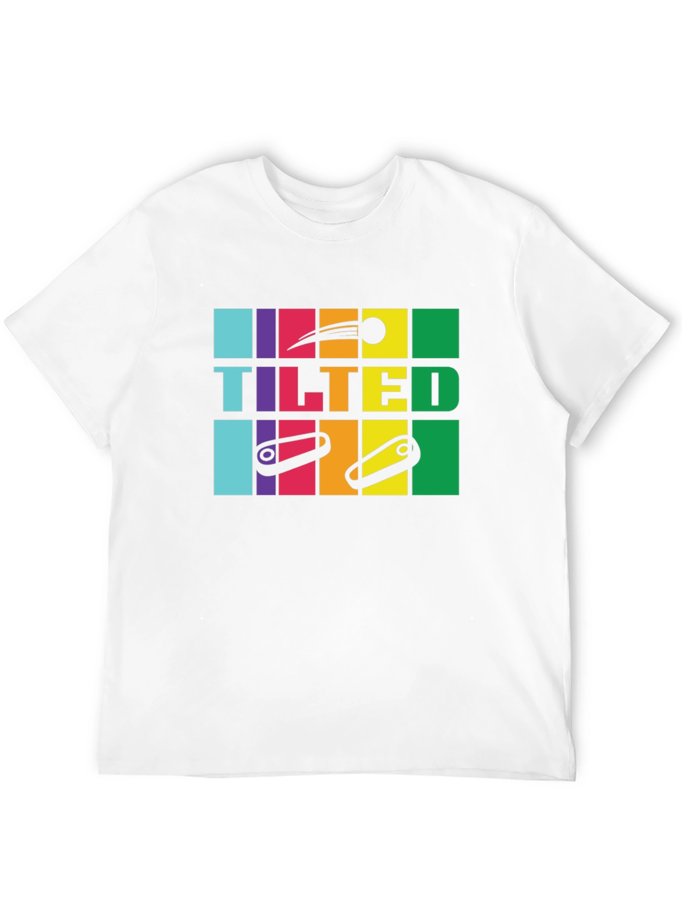 Tilted Pinball Black T-Shirt