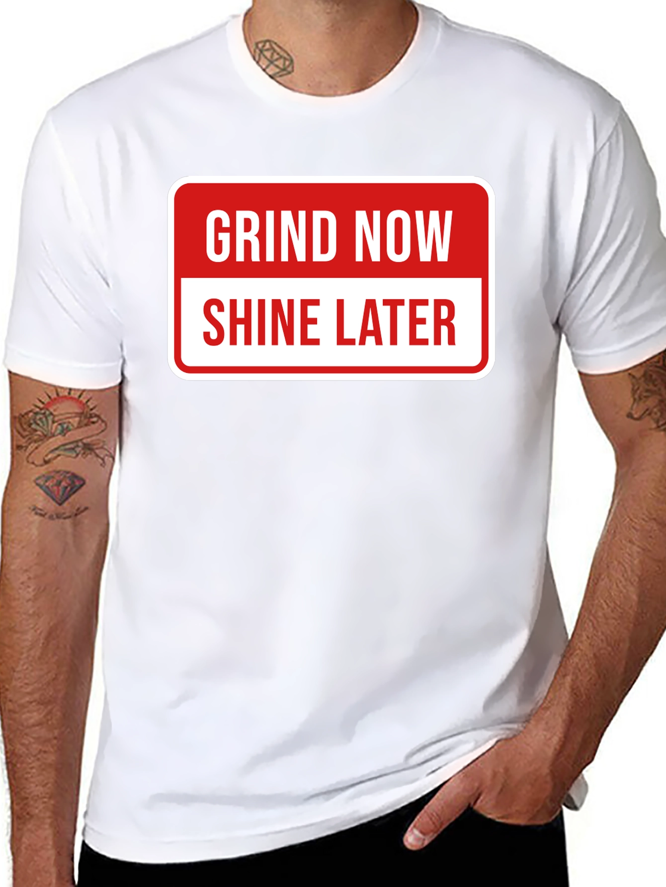 Grind Now Shine Later Graphic Tee