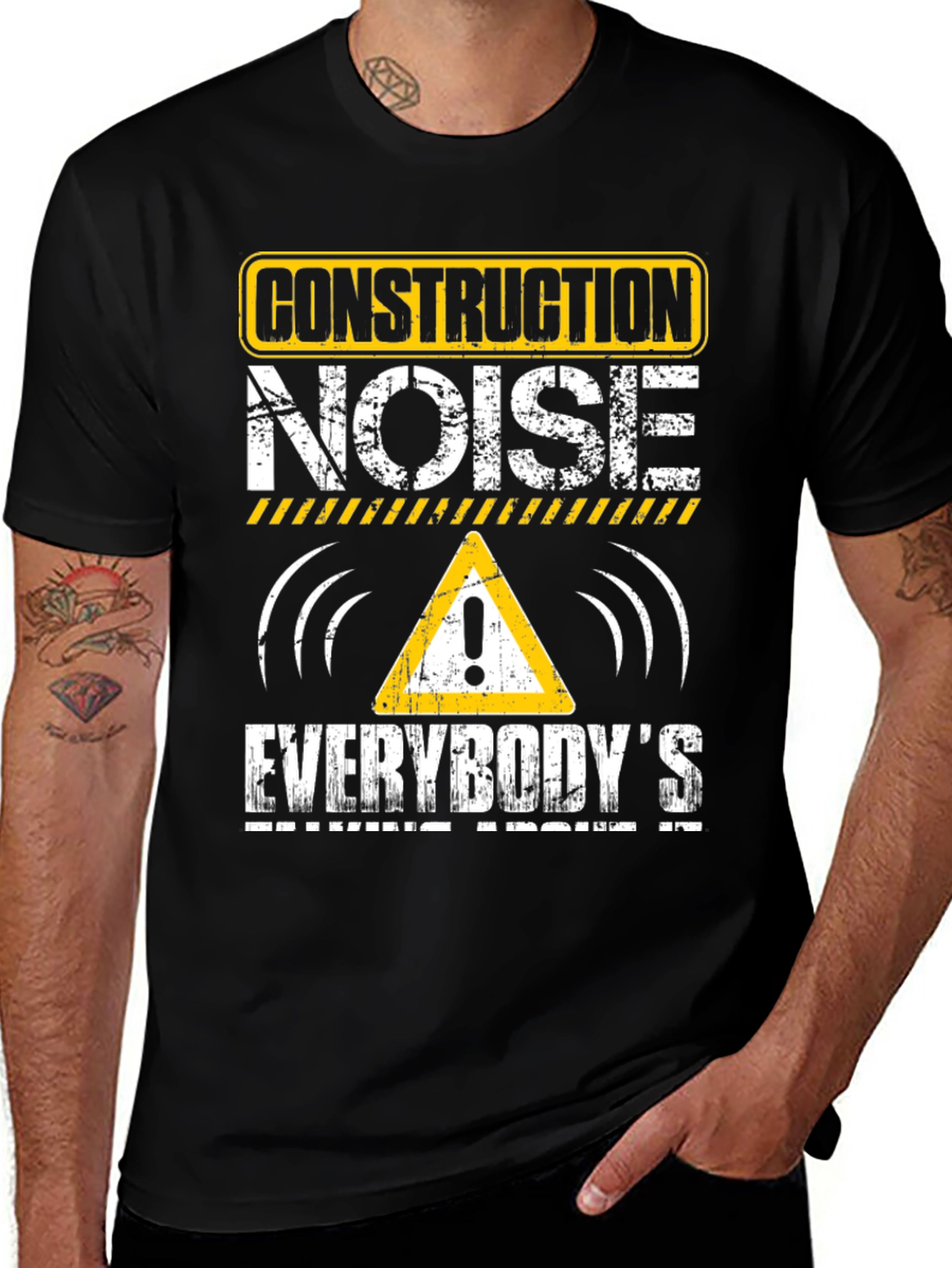 Construction Noise T-Shirt - Funny Workwear Tee