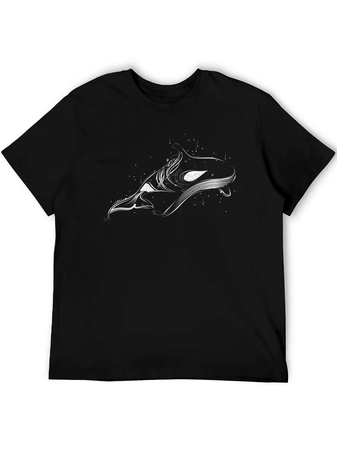 Black Orca Whale Graphic Tee