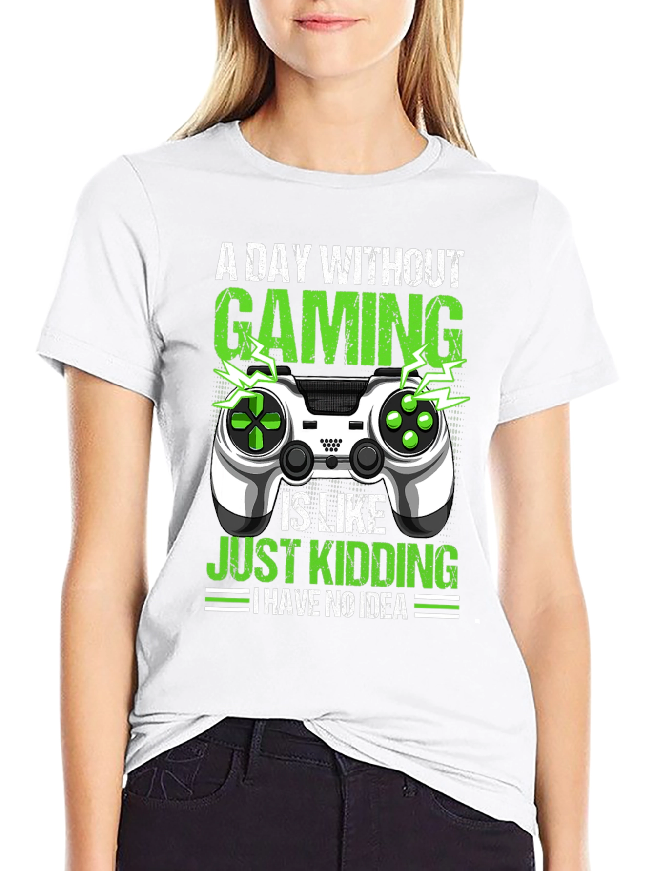 Gaming Humor T-Shirt: A Day Without Gaming