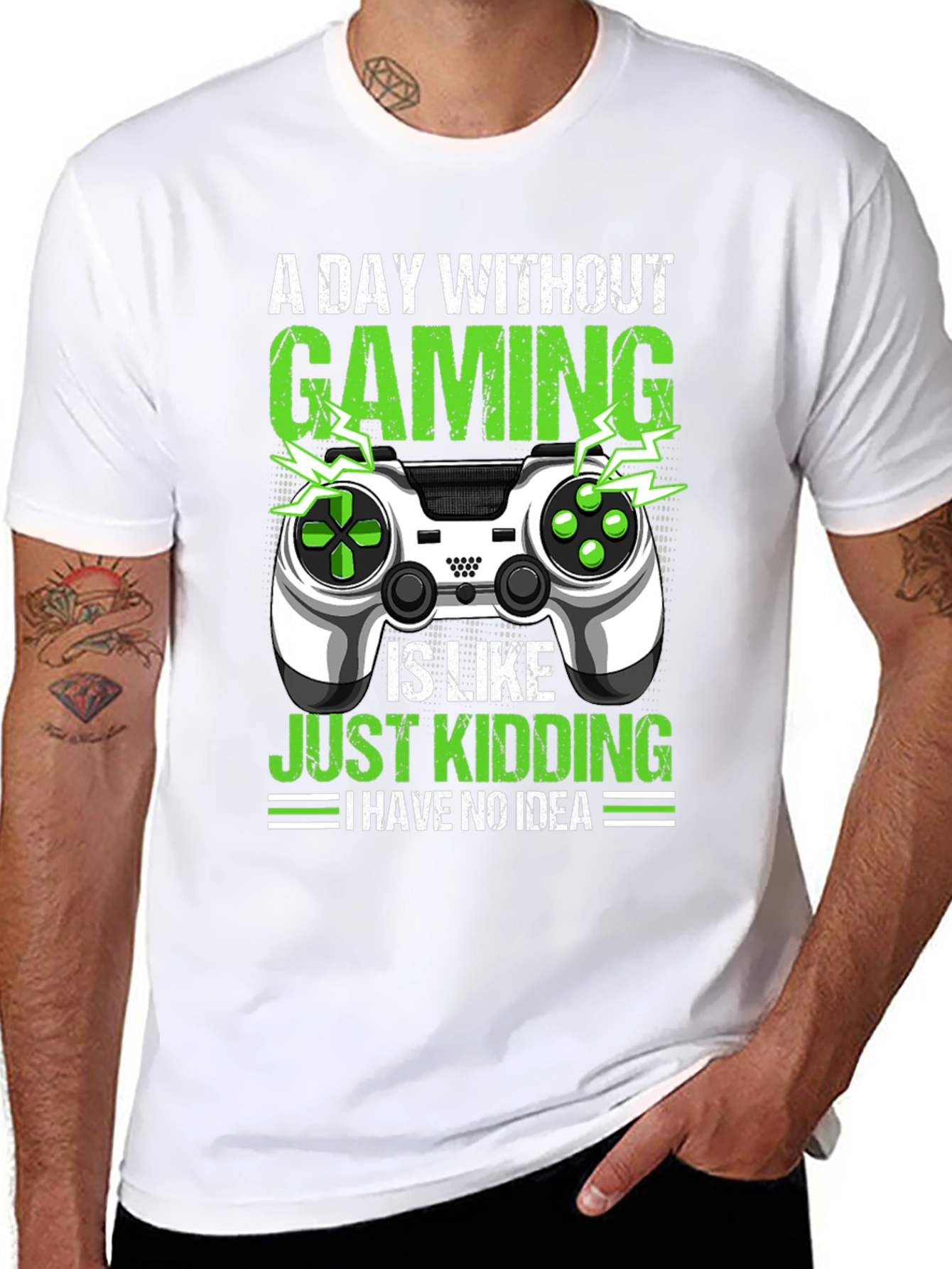 Gaming Humor T-Shirt: A Day Without Gaming
