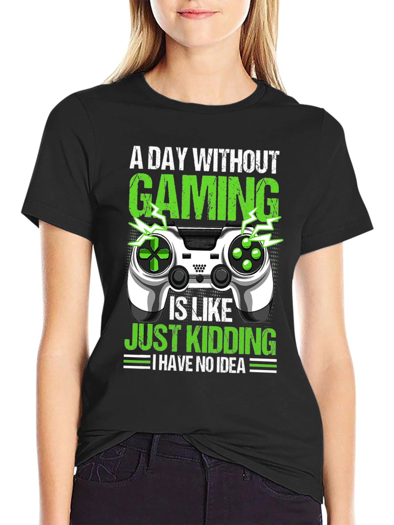 Gaming Humor T-Shirt: A Day Without Gaming