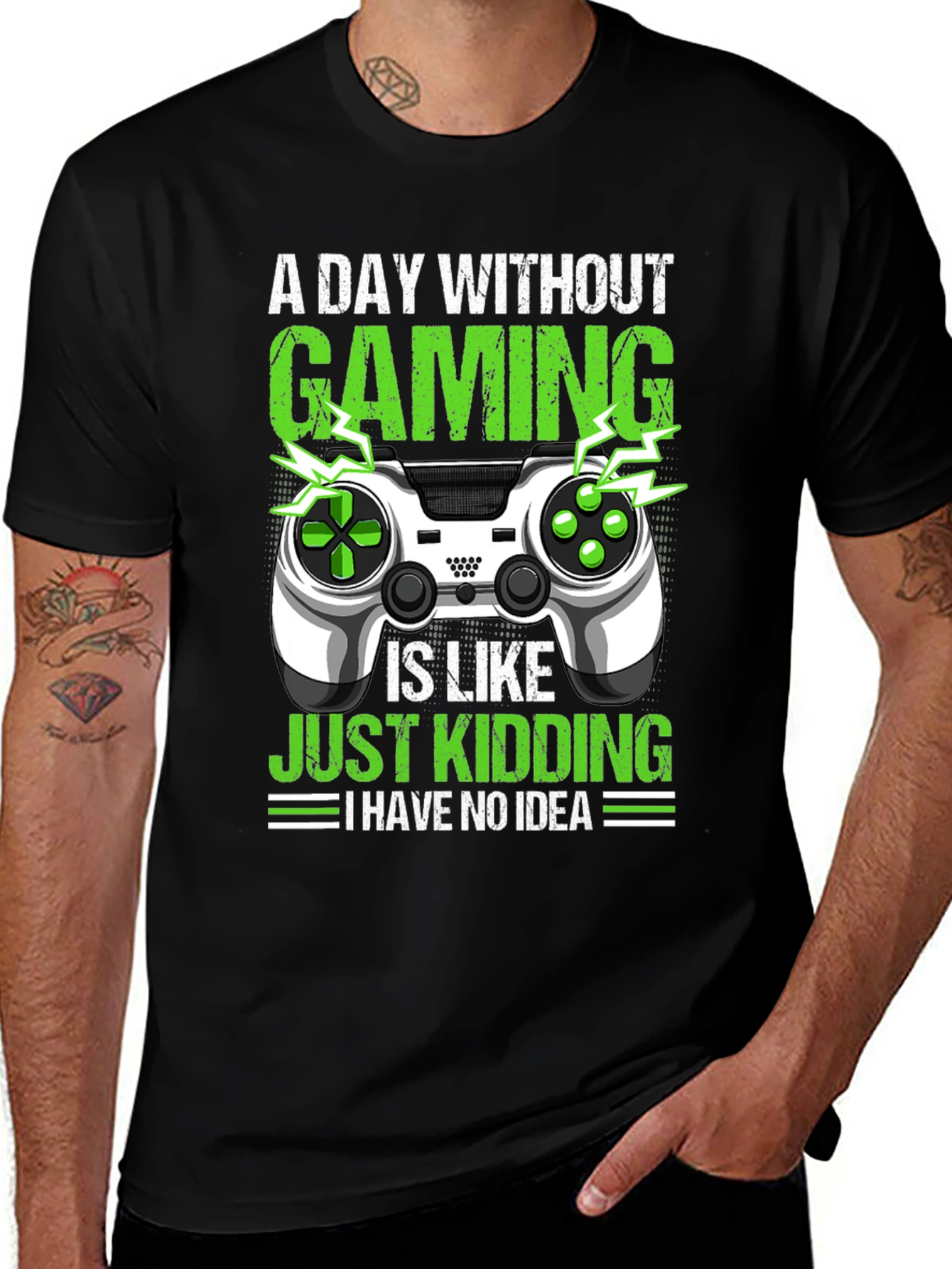 Gaming Humor T-Shirt: A Day Without Gaming
