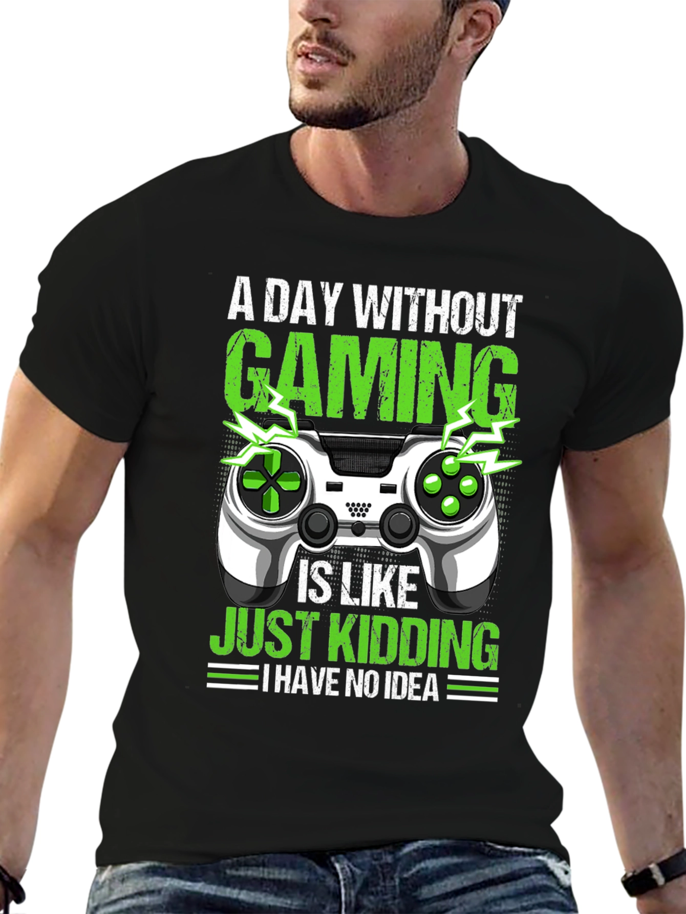 Gaming Humor T-Shirt: A Day Without Gaming