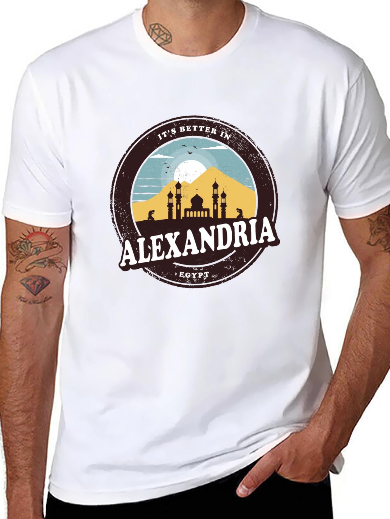 Alexandria Egypt Souvenir T-Shirt