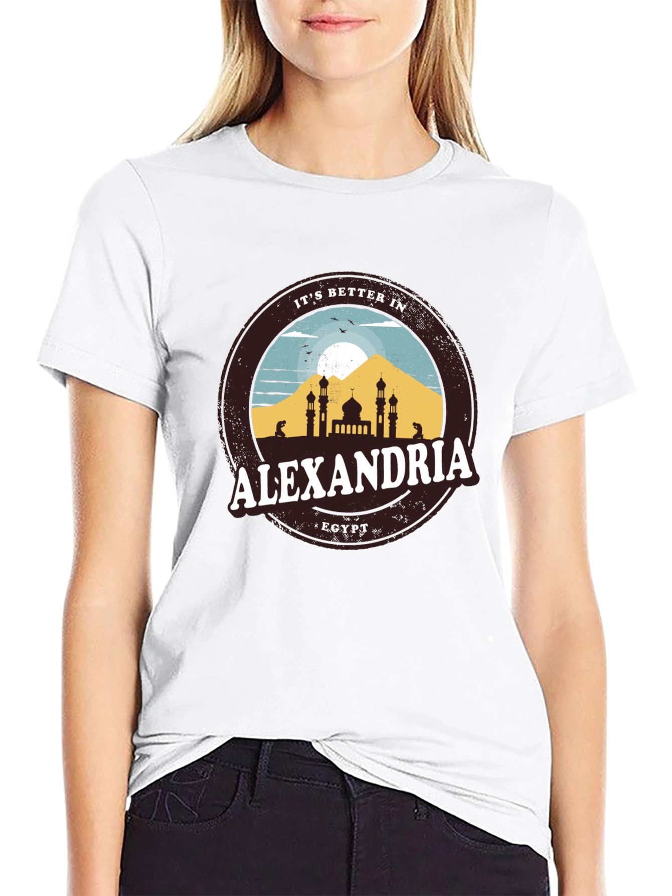 Alexandria Egypt Souvenir T-Shirt