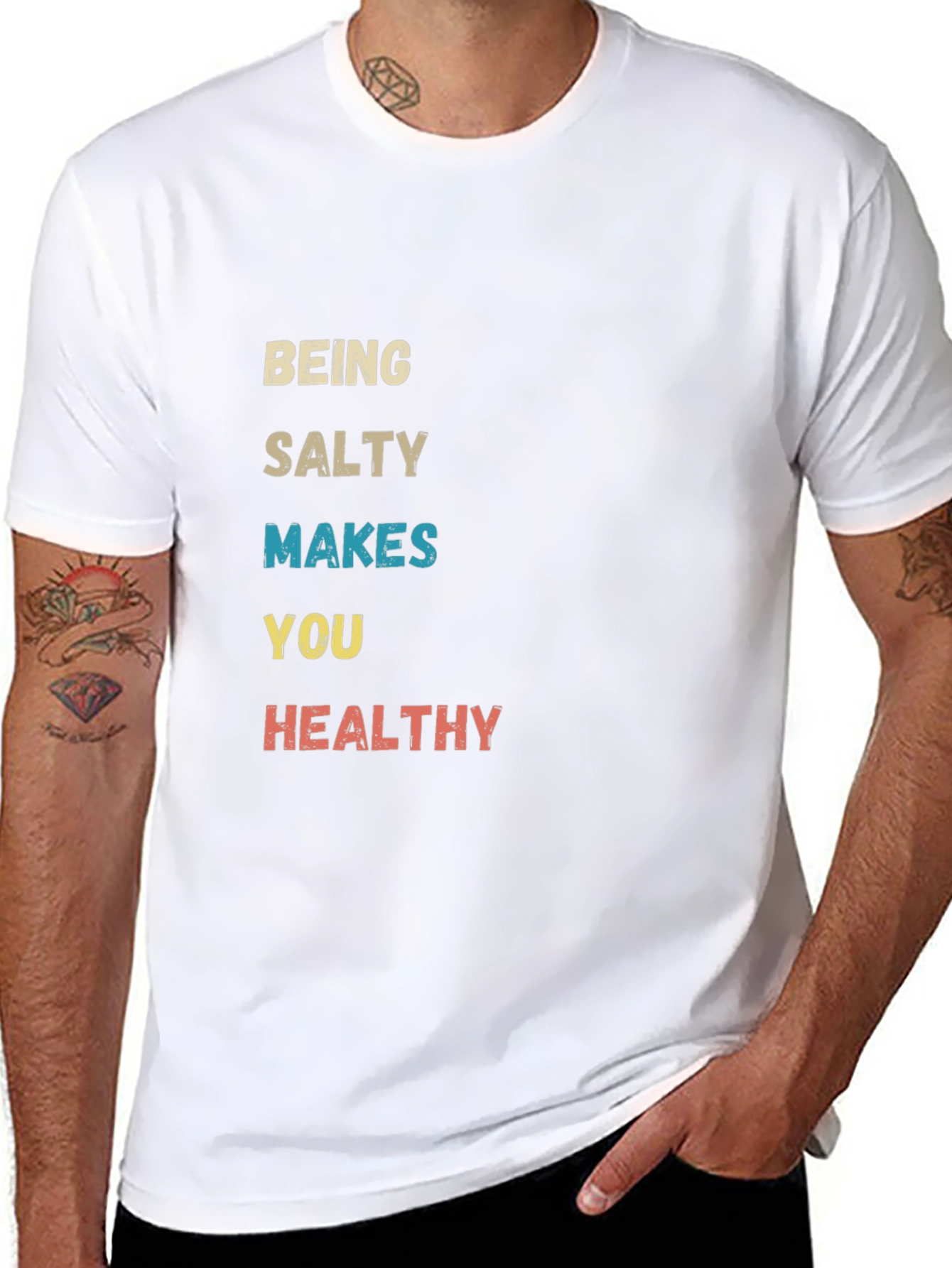 Salty Makes You Healthy Graphic Tee
