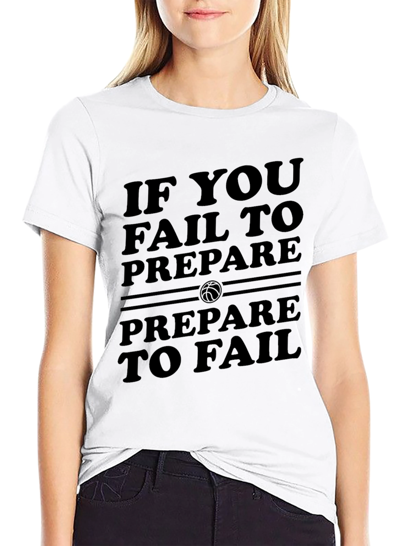 Basketball Quote T-Shirt: Prepare to Succeed