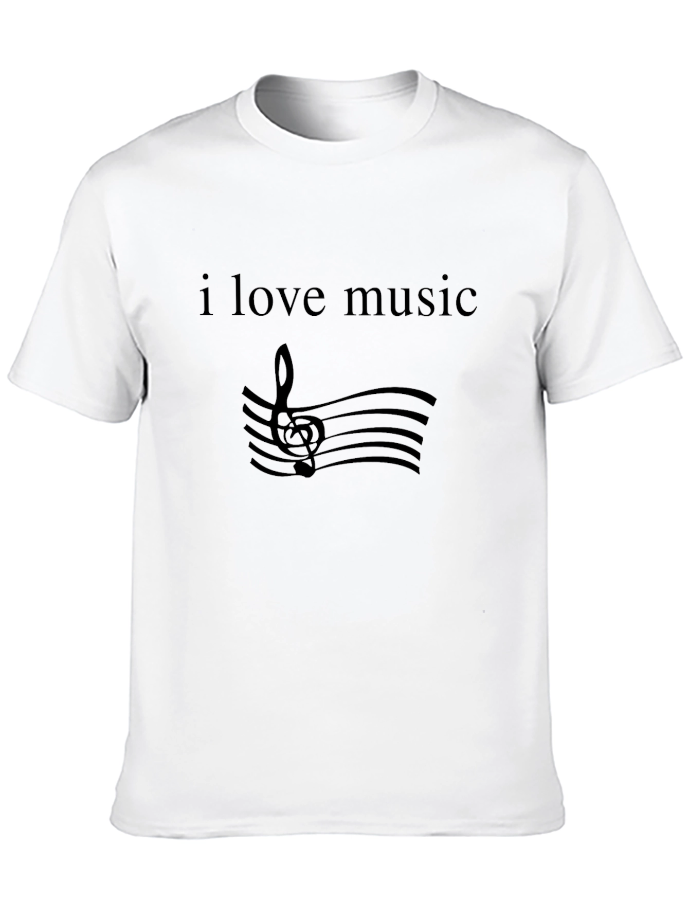 I Love Music T-Shirt - Stylish Graphic Tee