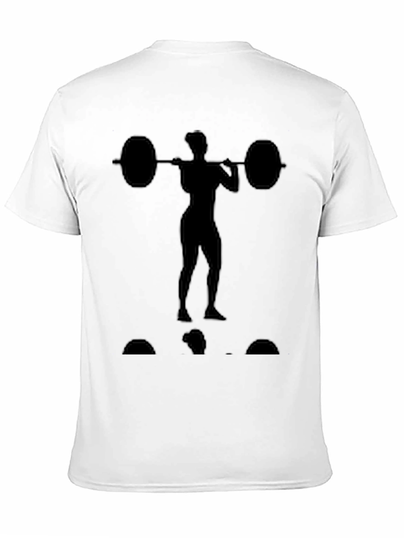 Weightlifting Silhouette Black T-Shirt