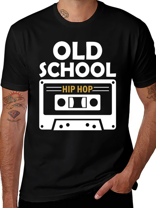 Old School Hip Hop Cassette Tape T-Shirt