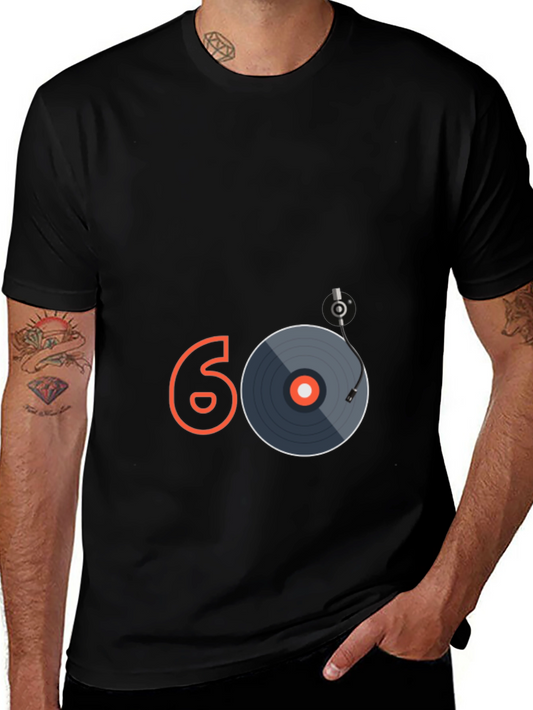 Retro 60s Vinyl Record Graphic Tee
