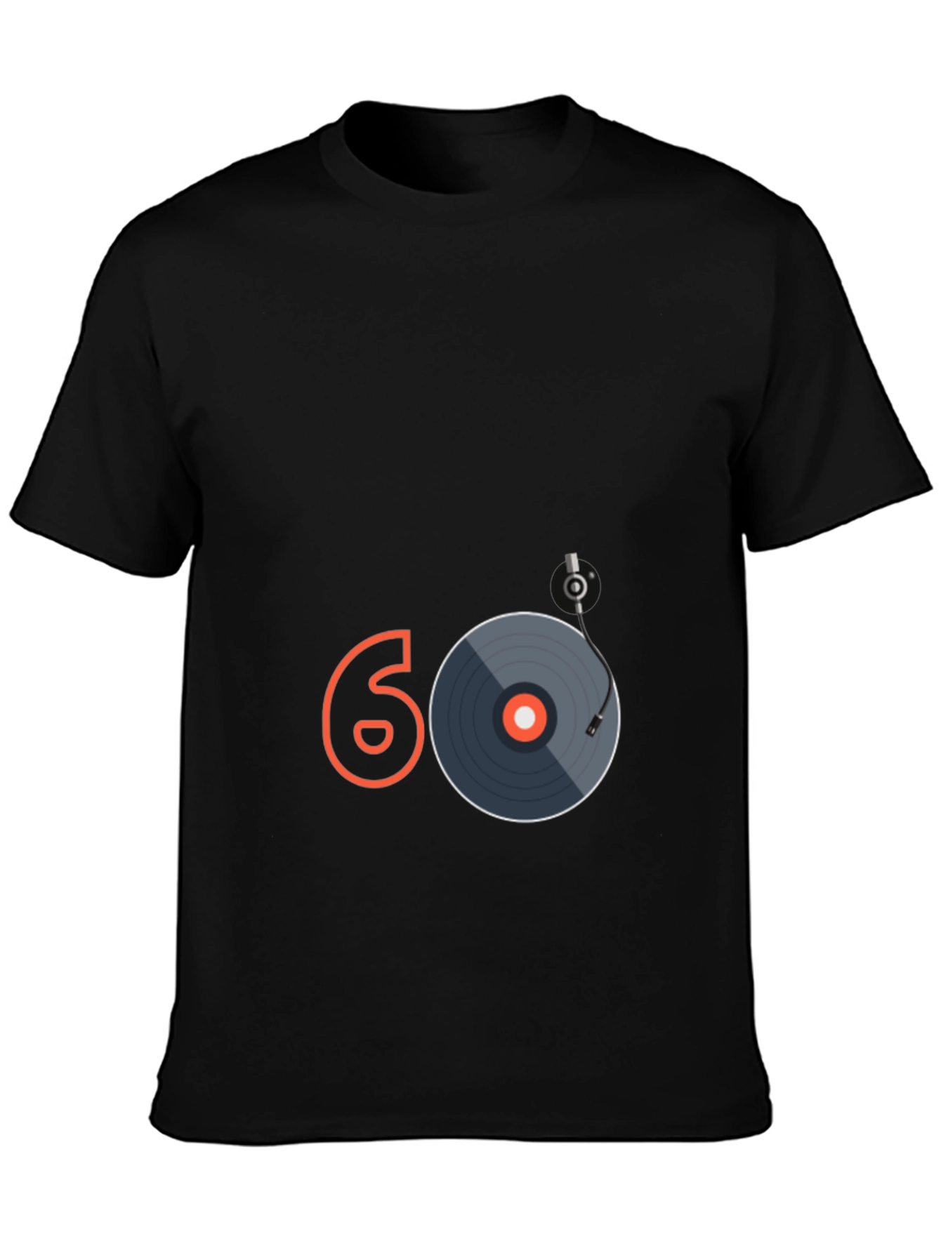 Retro 60s Vinyl Record Graphic Tee