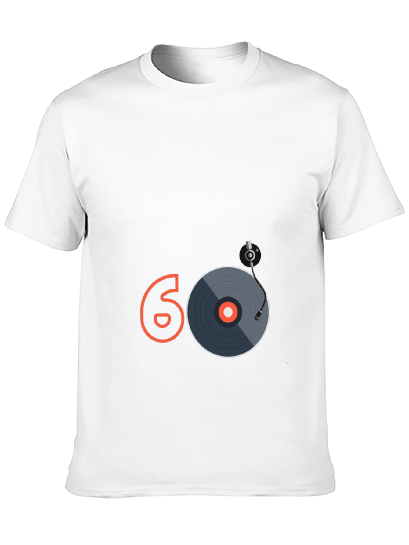Retro 60s Vinyl Record Graphic Tee