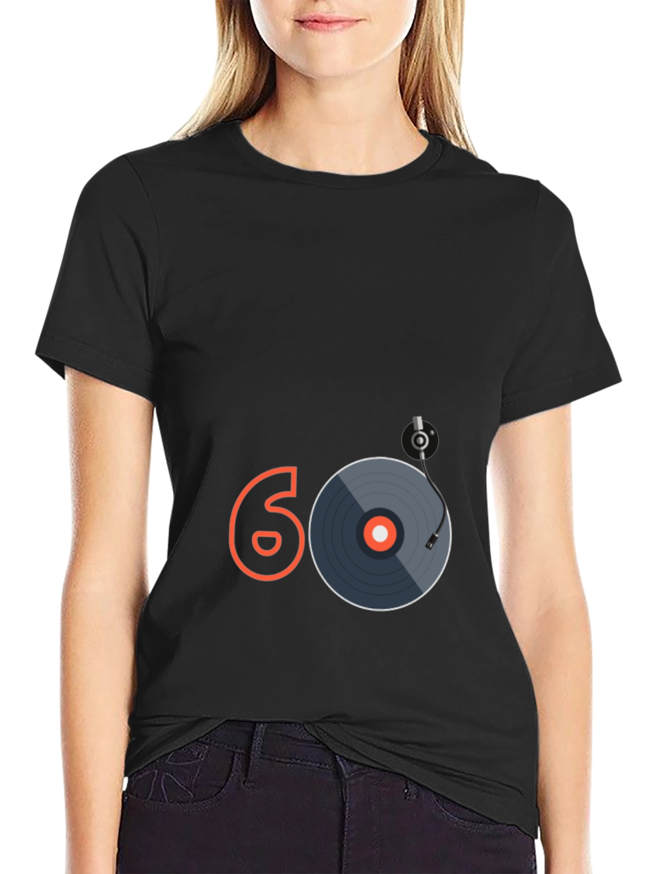 Retro 60s Vinyl Record Graphic Tee