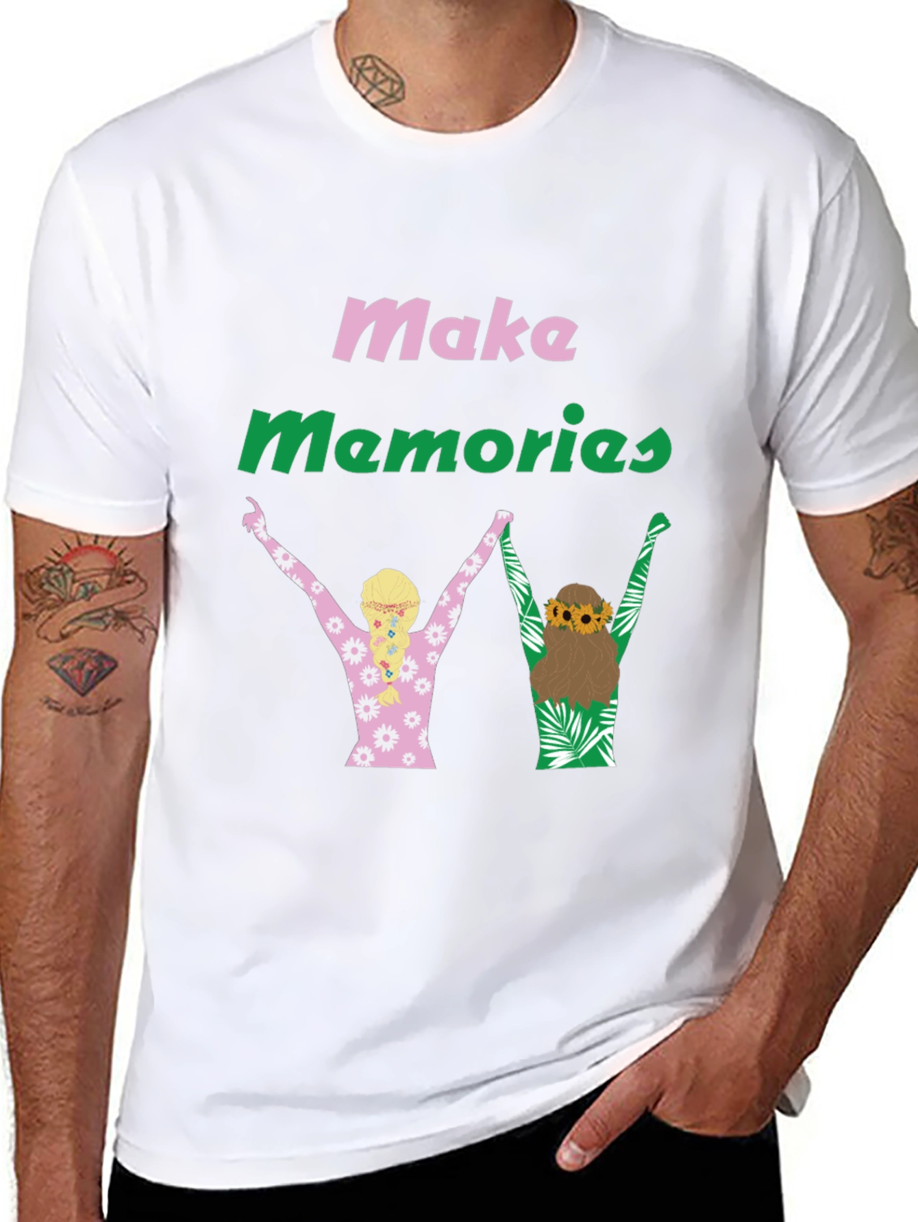 Make Memories Graphic T-Shirt - Vacation Ready