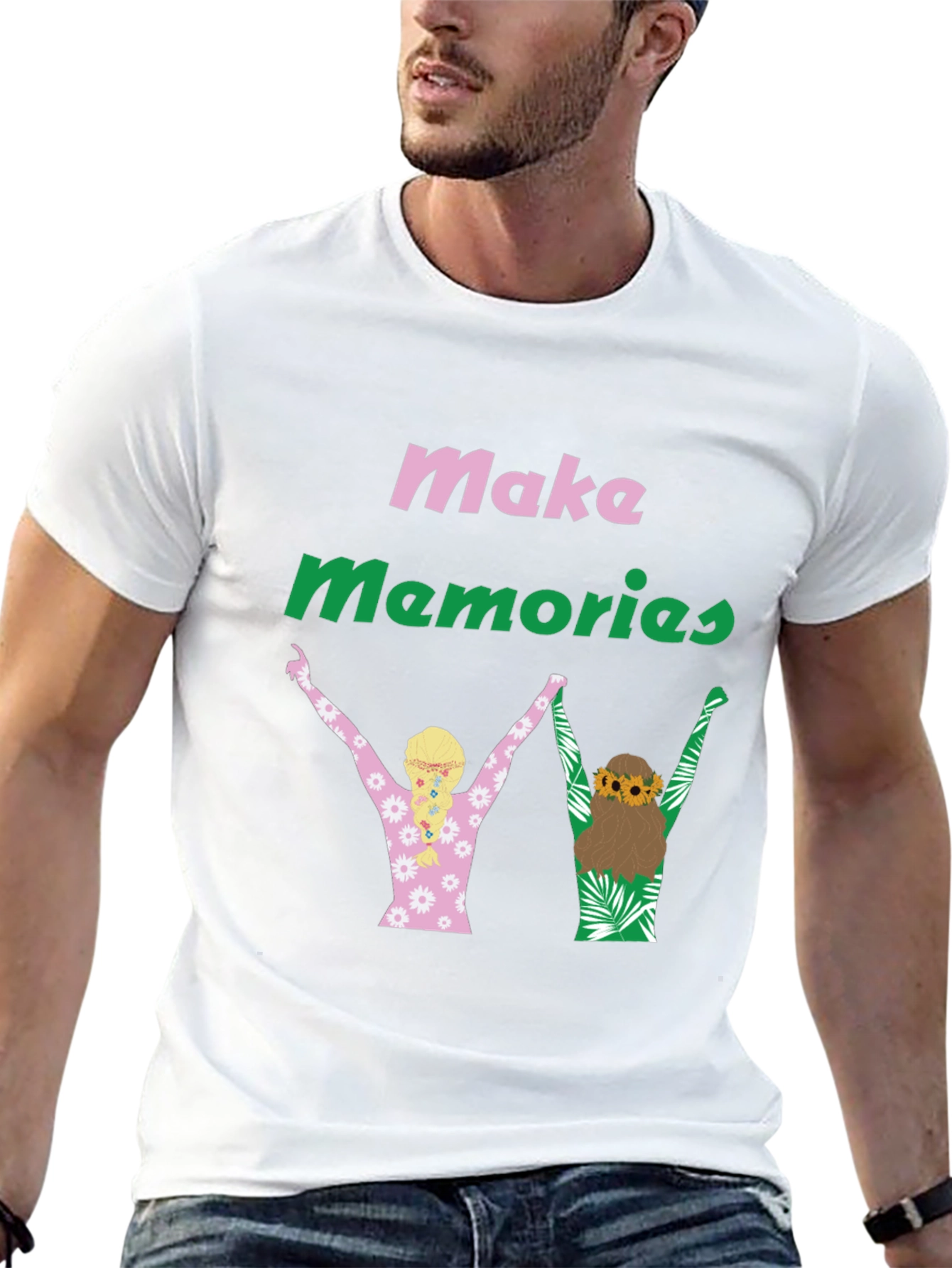 Make Memories Graphic T-Shirt - Vacation Ready