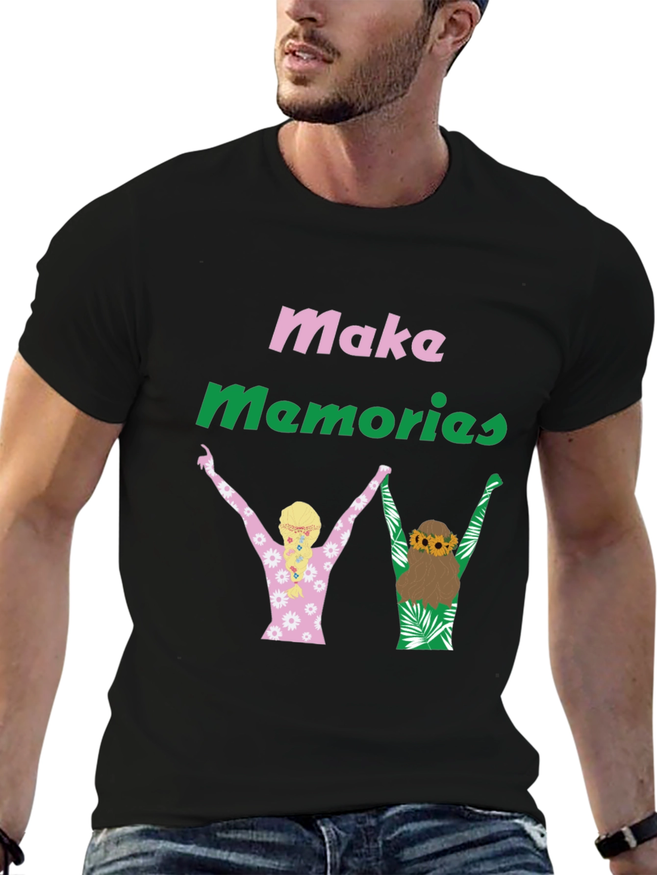 Make Memories Graphic T-Shirt - Vacation Ready