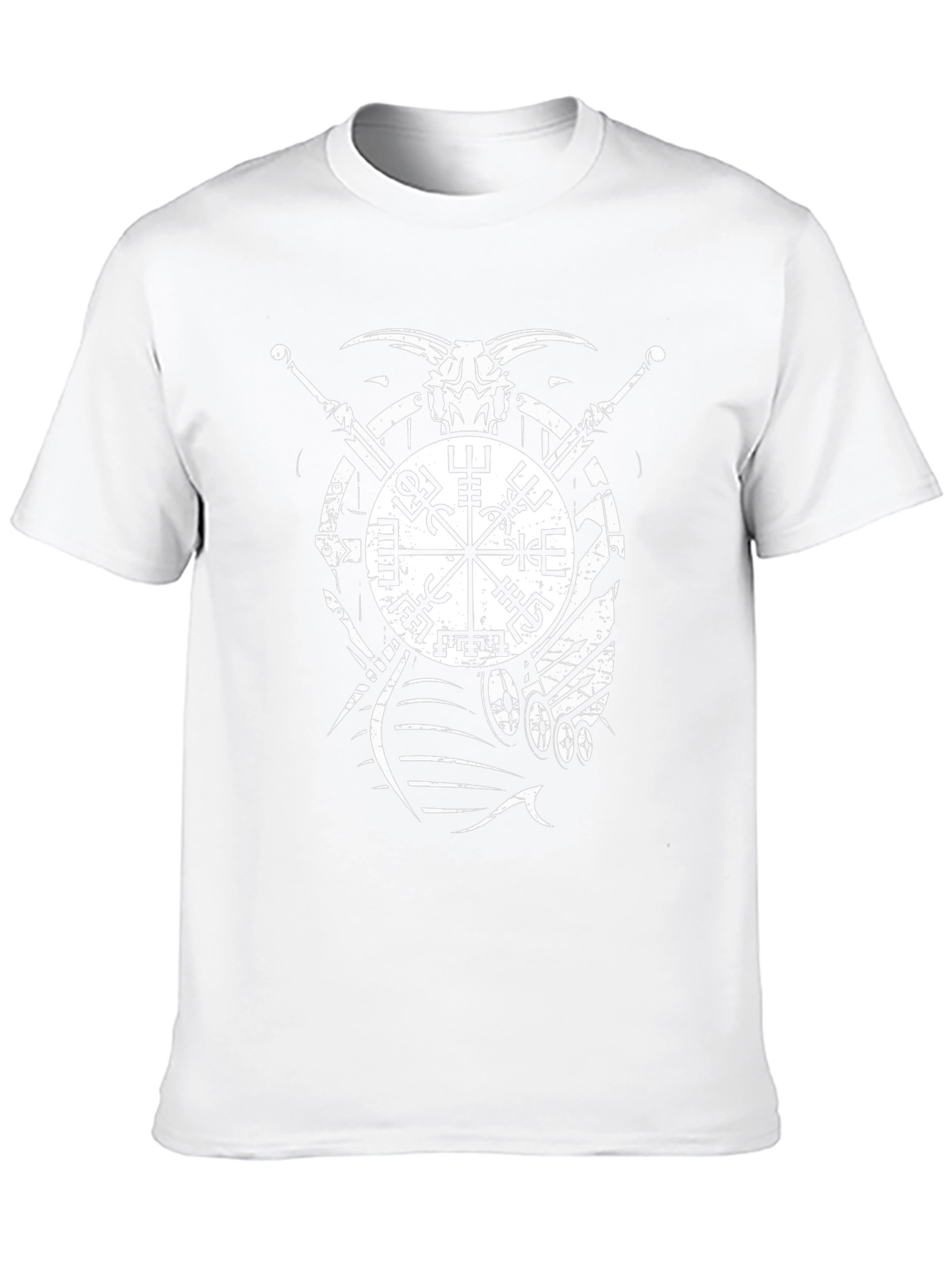 Viking Compass Graphic Tee - Black