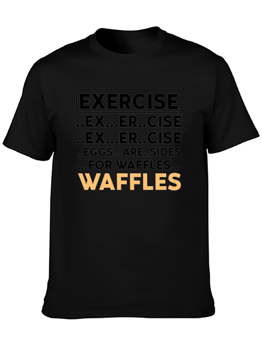 Exercise Waffles Graphic Tee