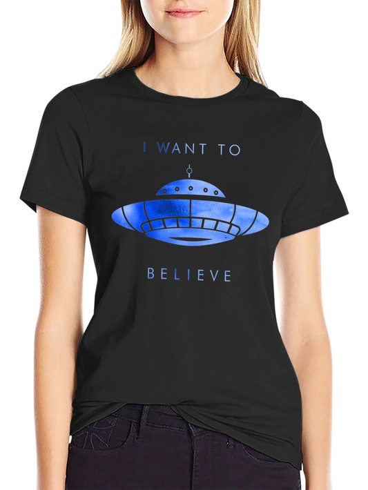 I Want To Believe UFO Graphic Tee