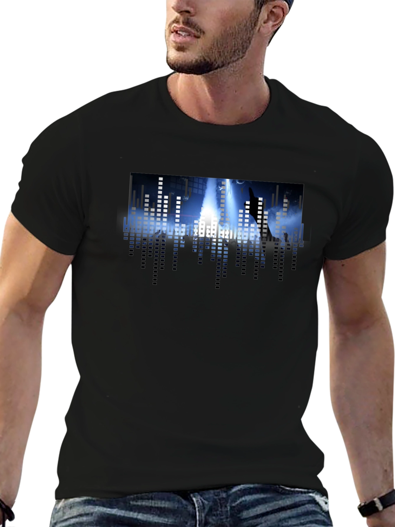 Sound Reactive LED Equalizer T-Shirt