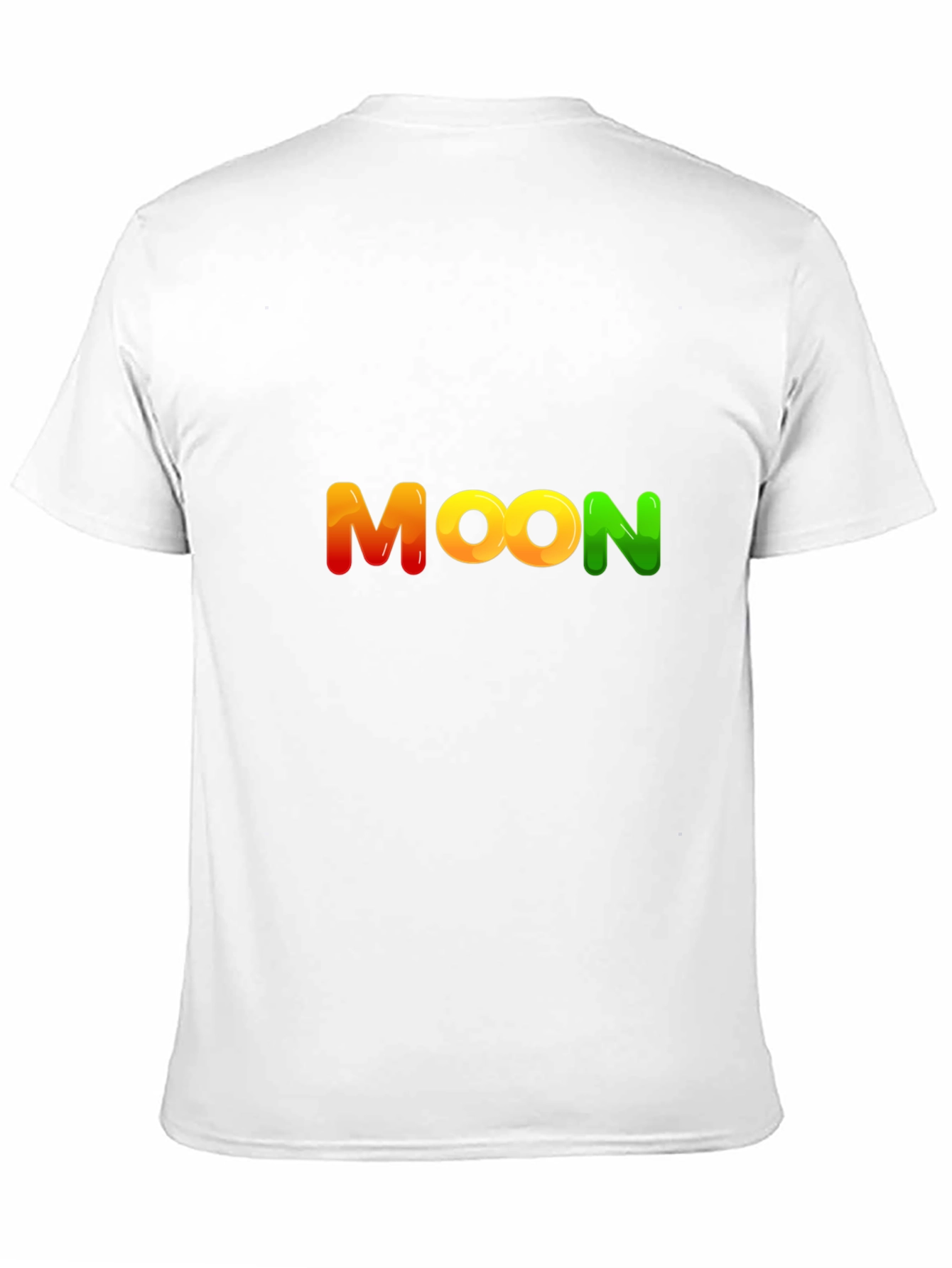 Moon Graphic Black Cotton T-Shirt