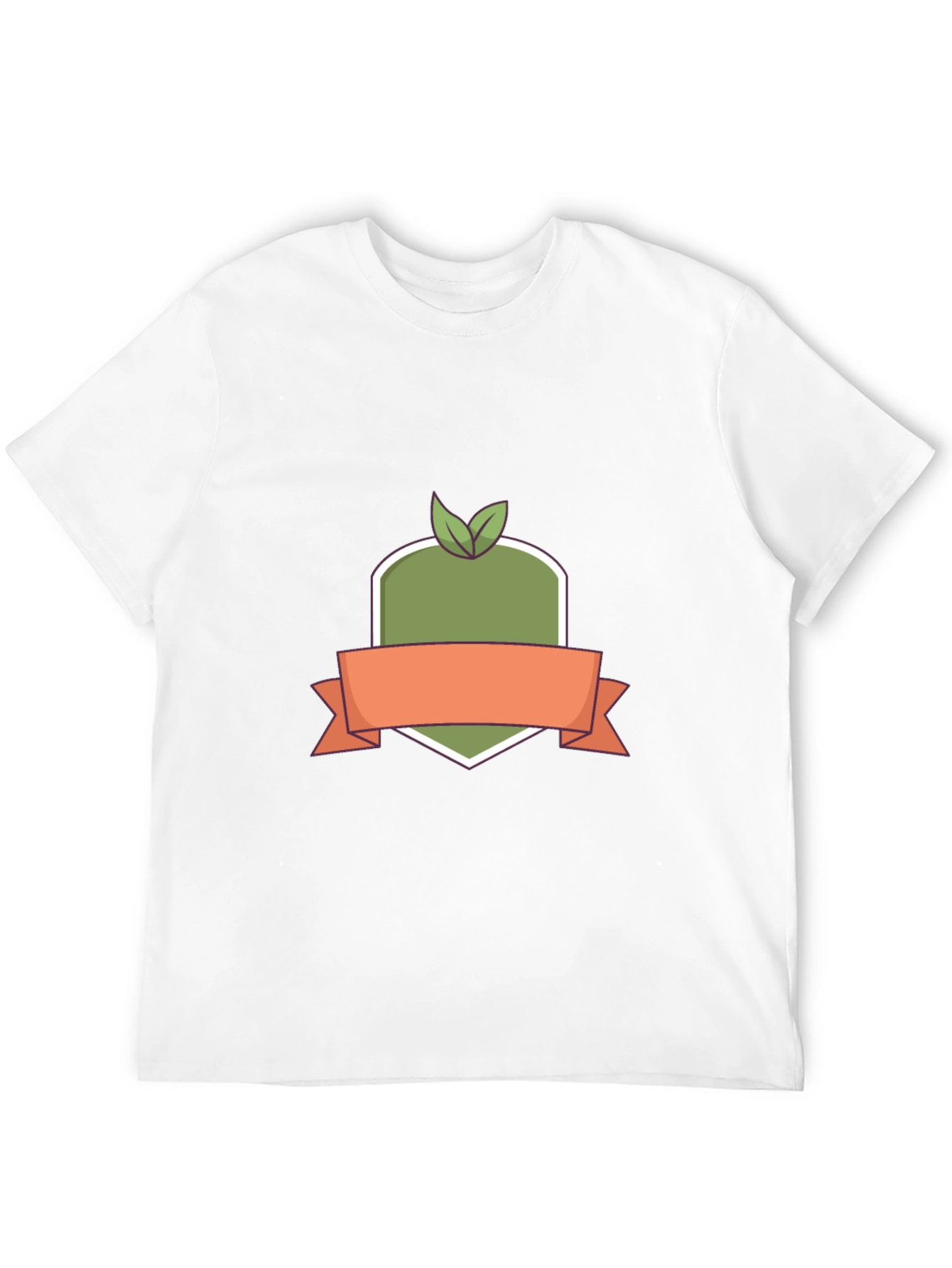 Organic Badge Black T-Shirt - Stylish Casual Wear